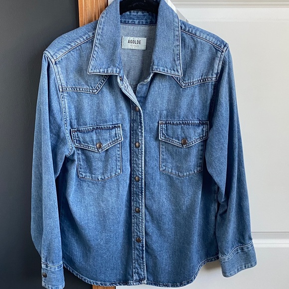 Agolde Denim shirt - Picture 1 of 3